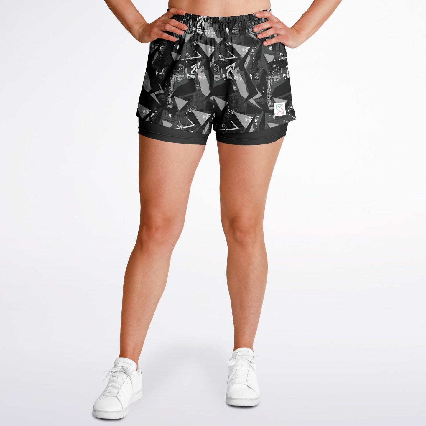 BW Geo Women's Lined Shorts