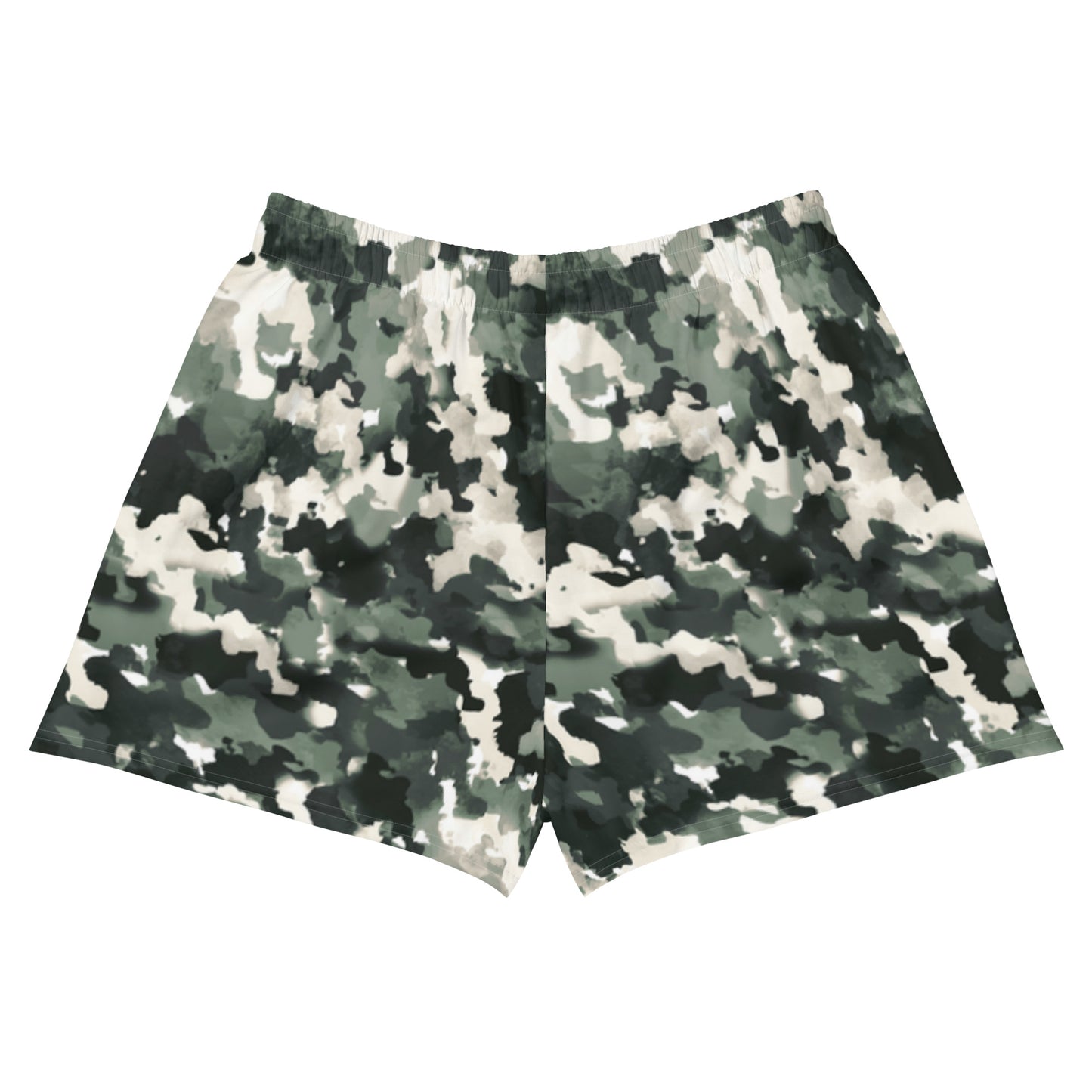 Camo womens shorts trunks back view