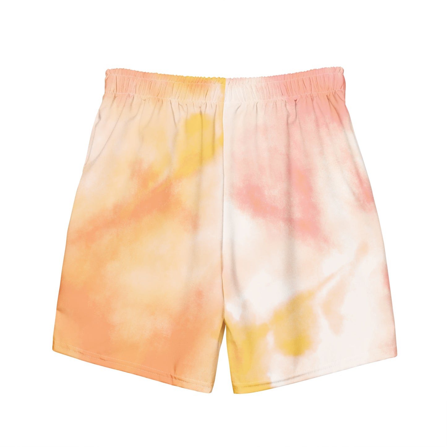 Sunburst tie dye mens trunks trunks back view